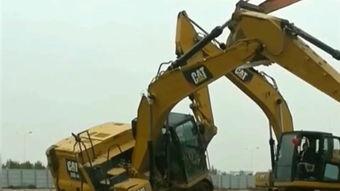 挖机打架视频,一场工地上的“激战”现场