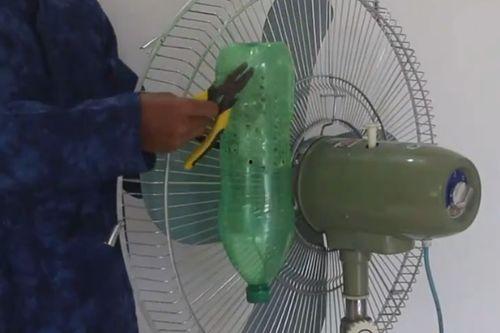 风扇后面放冰块视频,夏日清凉新体验