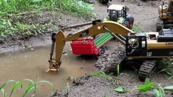 挖沟机动画视频,高效施工的视觉指南