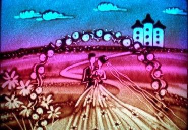 沙画表演视频,沙画演绎时光流转